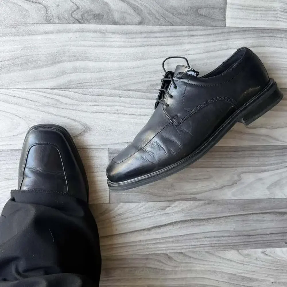 Florsheim Comfortech 8291-01 Black Leather Oxford Dress Shoes